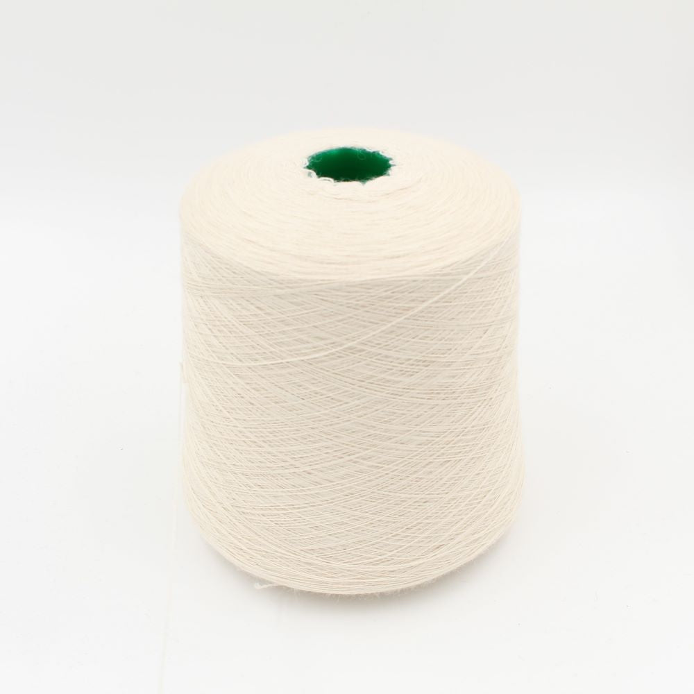 Filato Alpaca Baby 100% 2/24 colore bianco naturale rocche 500 gr