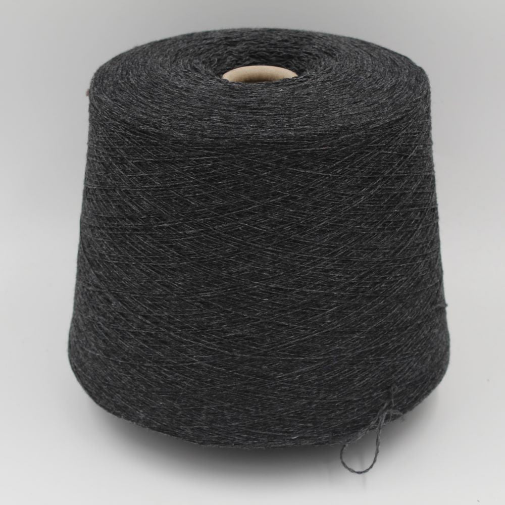Filato cashmere 60% poliammide 40% nm 2/28 colore grigio scuro rocche 720 gr