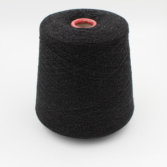 Filato 2/28 100% Cashmere per macchina 12 colore antracite mouline rocche 400 gr