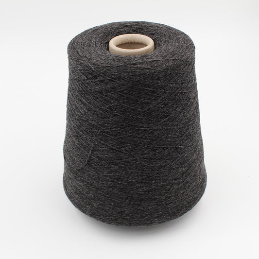 Filato 2/28 100% Cashmere per macchina 12 colore grigio scuro rocche 590 gr