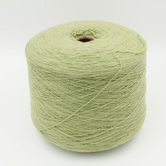 2/13 100% Cashmere riciclato colore verdino acido rocche 500 gr