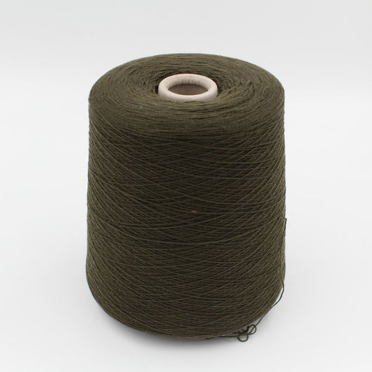 FANTASTIQUE filato merino superfine 14 micron nm 2/28 colore verde rocche 580 gr