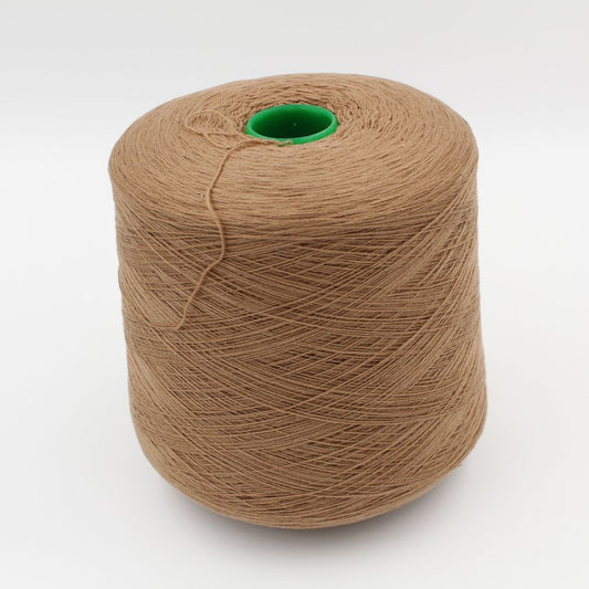 FANTASTIQUE filato merino superfine 14 micron nm 2/28 colore cammello rocche 540 gr