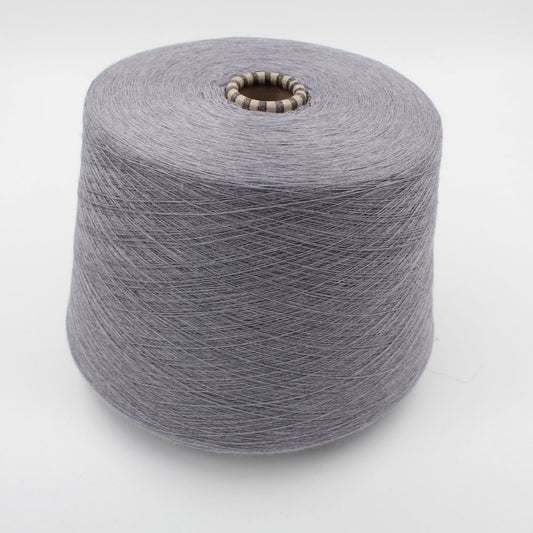 Filato merino extrafine nm 2/56 pettinato colore grigio rocche 510 gr