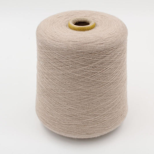 Filato Cashmere 100% nm 2/48 pettinato colore beige melange rocca 540gr