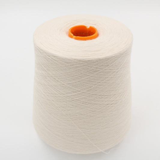 Filato Cashmere 100% nm 2/48 pettinato colore bianco rocca 530 gr