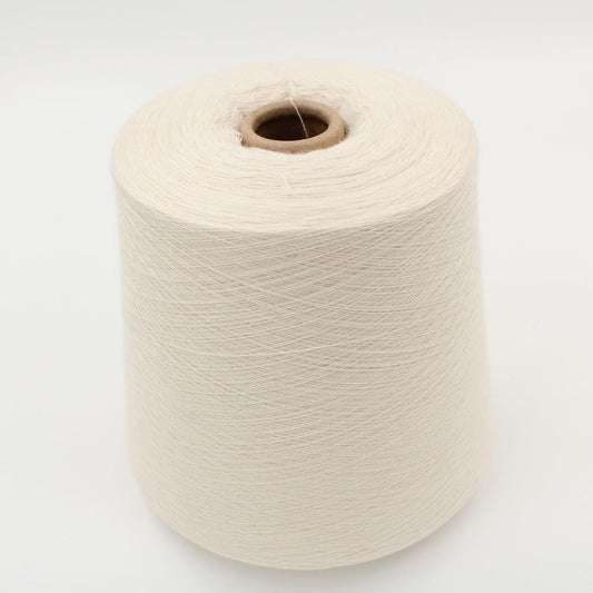 Filato Cashmere 100% nm 2/48 pettinato colore bianco naturale rocca 540 gr
