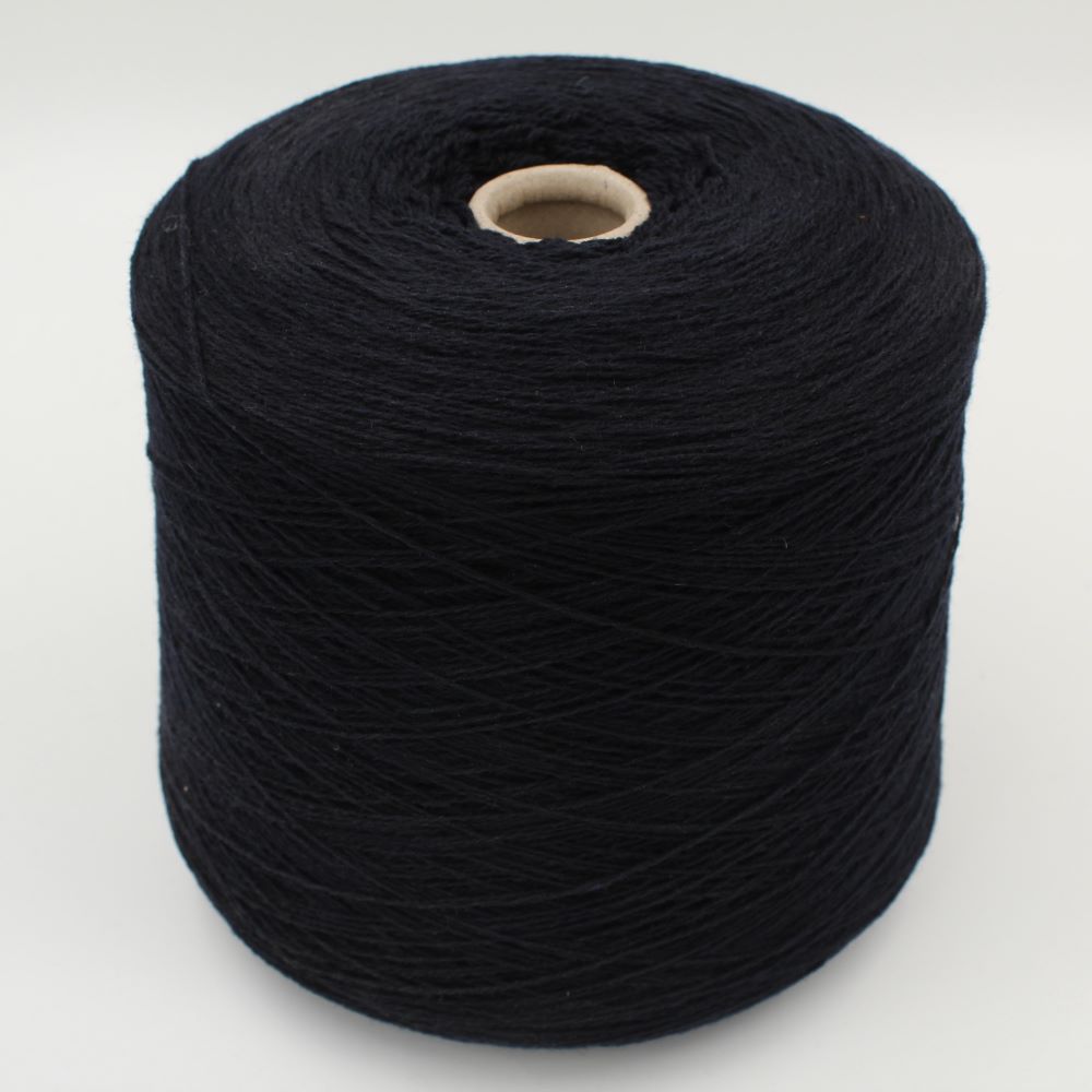 Filato 2/15 100% Cashmere colore blu notte rocche 530 gr