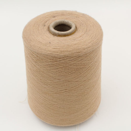 Filato Cashmere 100% nm 2/48 pettinato colore beige rocca 700 gr