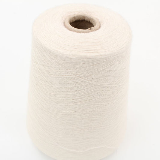 Filato cashmere 95% merinos 5% nm 2/60 pettinato colore naturale rocca 730 gr