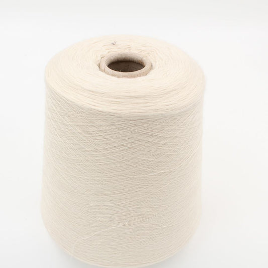 Filato Cashmere 100% nm. 2/50 colore bianco naturale rocche 460 gr