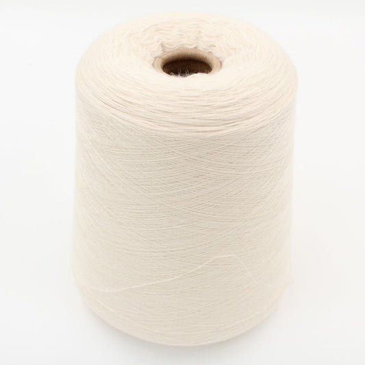 Filato Cashmere 100% nm 2/48 pettinato colore bianco naturale rocca 780 gr