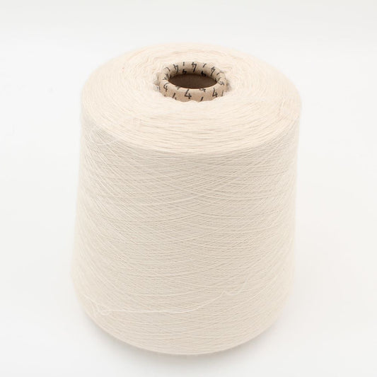 Filato Cashmere 100% nm. 2/50 colore bianco rocche 450gr
