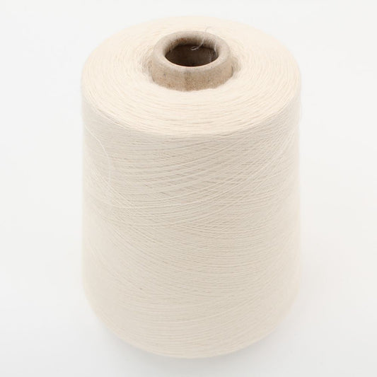 filato cashmere 100% nm 2/45 pettinato colore bianco rocche 780 gr
