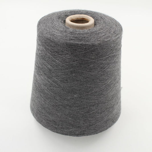 Filato Cashmere 100% nm 2/48 pettinato colore grigio rocca 790 gr
