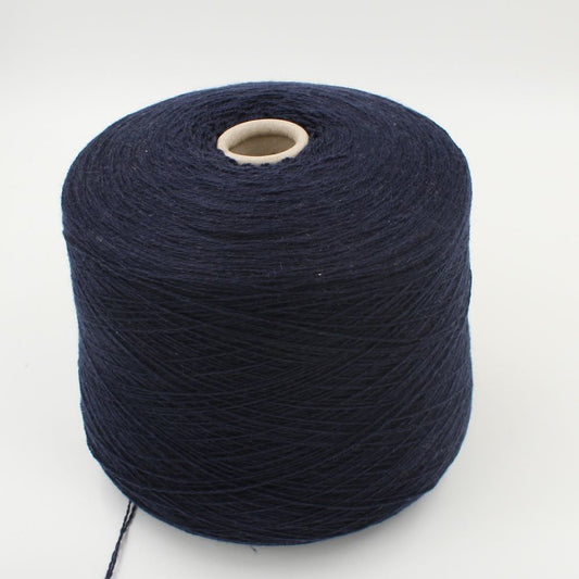 Filato merinos extrafine 70% cashmere 30% nm. 2/15 colore blu rocche 490 gr