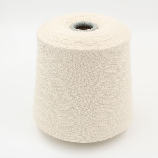 Filato cashmere 100% nm 2/58 colore bianco naturale rocche 680 gr