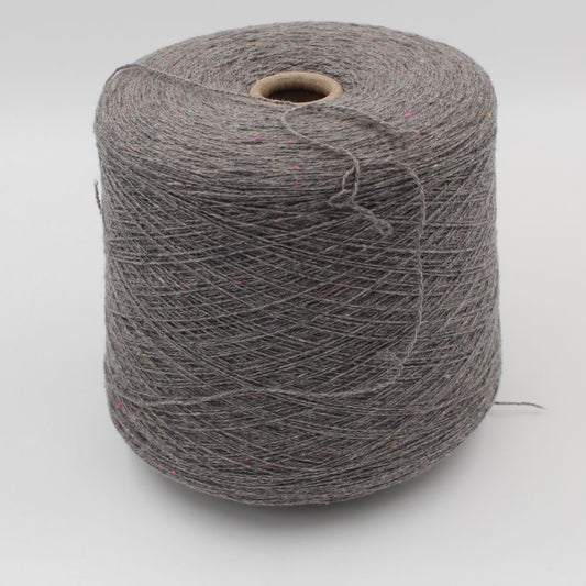 MOLECOLA 97% cashmere 3% merino extrafine nm. 2/12 bottonato colore grigio rocche 590 gr