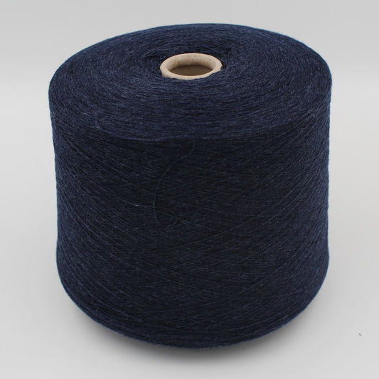 Filato cashmere 100% superior nm 2/26 colore blue melange rocche 490 gr