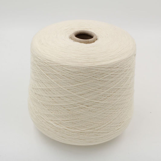 Filato Cashmere 100% nm 2/36 colore bianco rocche 460 gr