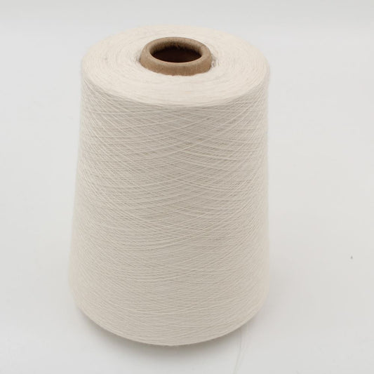 Filato Cashmere 100% nm. 2/50 colore bianco rocche 530 gr