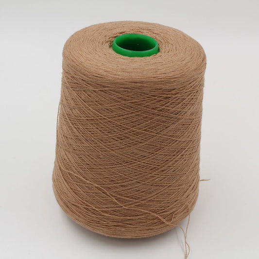 FANTASTIQUE filato merino superfine 14 micron nm 2/28 colore cammello rocche 640 gr