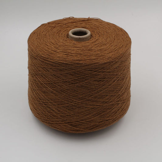 ALTER-ECO filato 97% cashmere 3% lana merino nm 2/12 colore cammello scuro rocche 530 gr