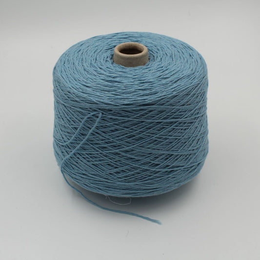 RECORD Filato cashmere 97% merinos 3% nm. 5/12 colore celeste rocche 460gr