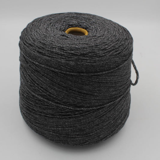 BIGOLO 37% cashmere 37% merinos extrafine 26% PAR nm. 1820 colore grigio scuro rocche 610gr