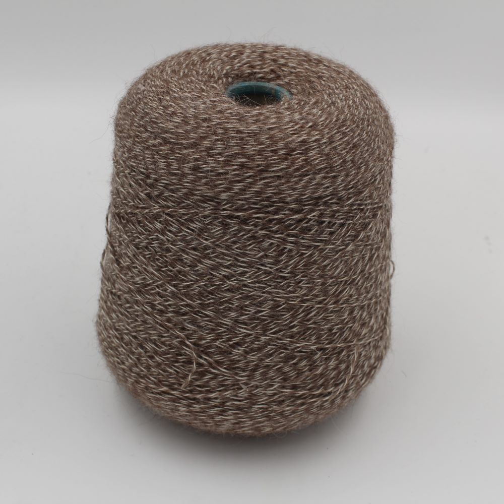 Filato 100% Lana nm 4600 colore beige muliné rocche 510gr