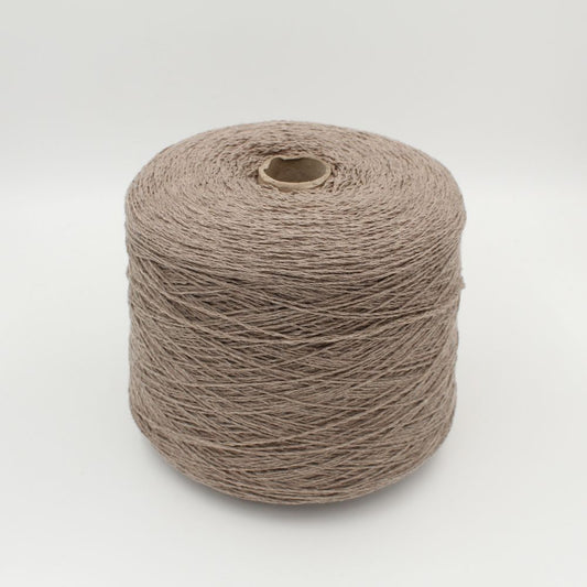 Filato cashmere riciclato 100% nm 3200 colore tortora rocche 500 gr