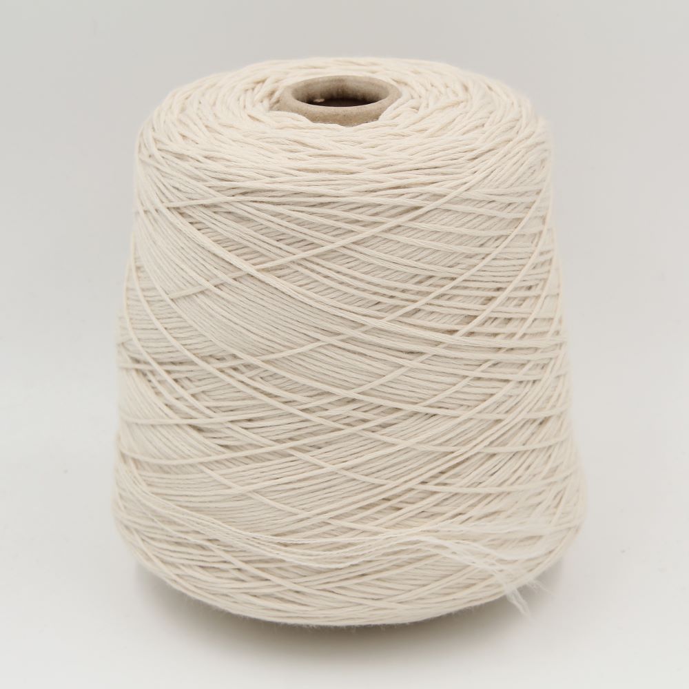 Filato 100% Lana nm 9X2/26 colore bianco rocche 530gr