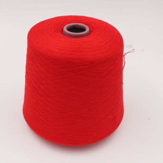 Filato 55% Seta 45% Cashmere nm 2/48 colore rosso rocche 520gr