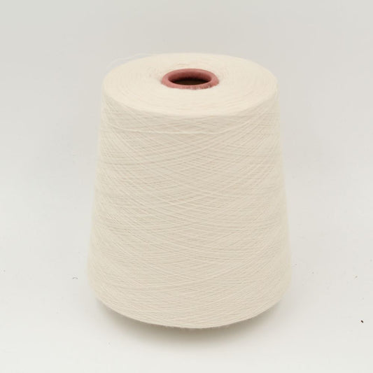 Filato Cashmere 100% nm. 2/50 colore bianco naturale rocche 460 gr