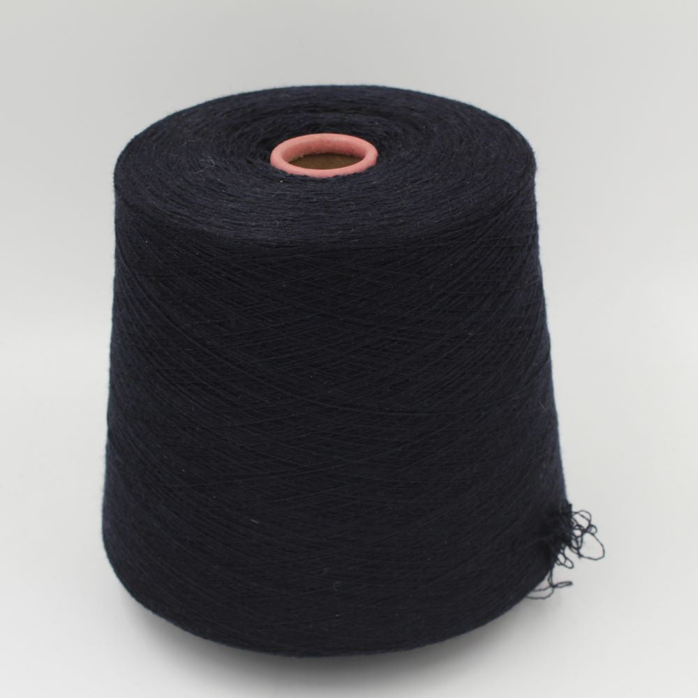 Filato 60% Lana 20% Cashmere 20% Seta nm 2/32 colore blu rocche 500gr