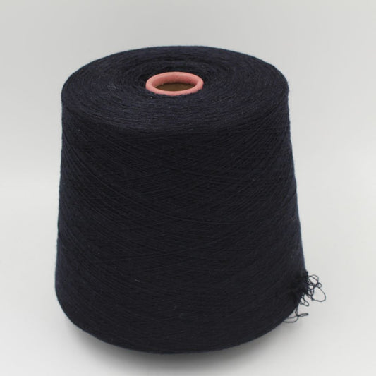 Filato 60% Lana 20% Cashmere 20% Seta nm 2/32 colore blu rocche 500gr