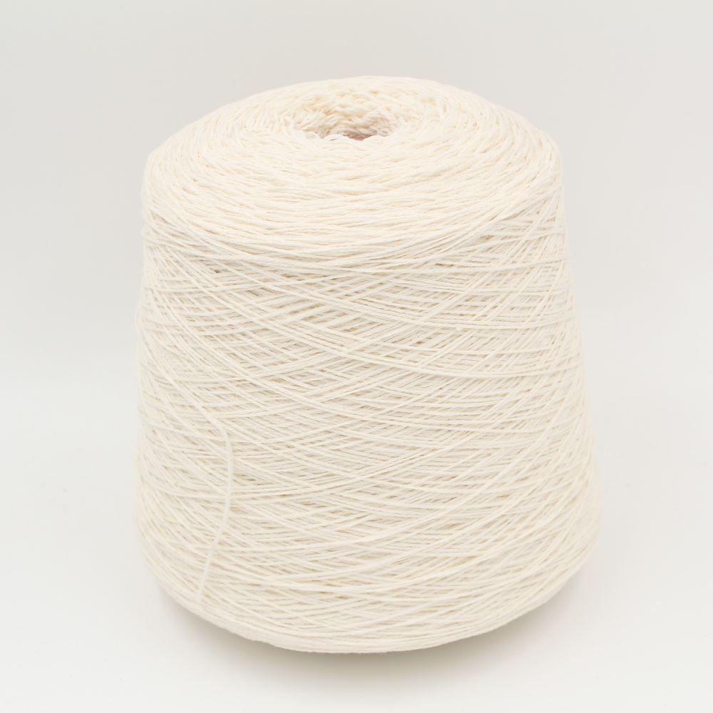 Filato 70% Cashmere 30% Lana nm 9000 colore bianco rocche 540gr