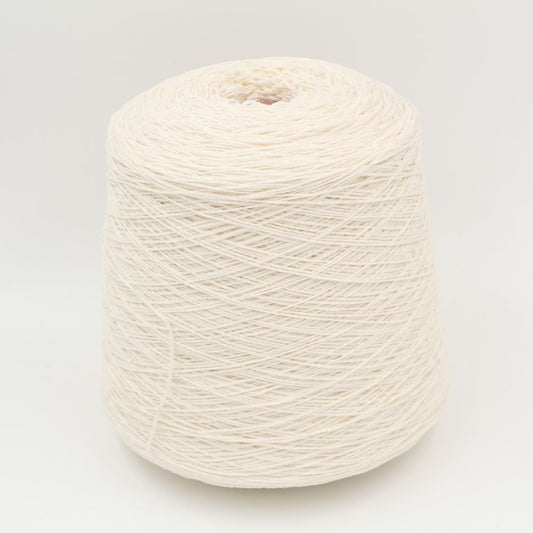 Filato 70% Cashmere 30% Lana nm 9000 colore bianco rocche 540gr