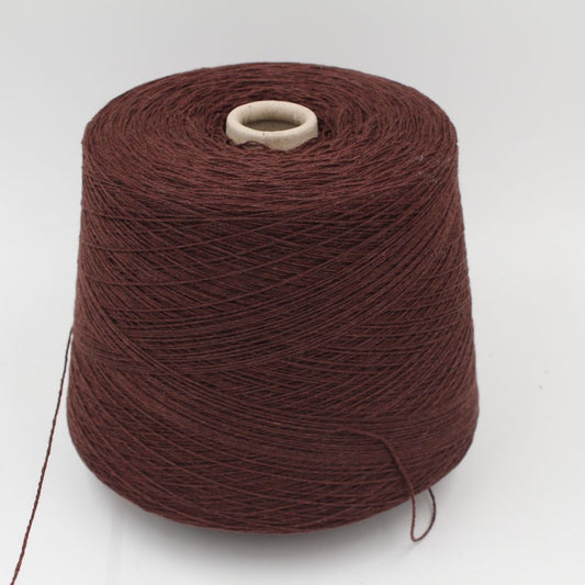 Filato 100% Cashmere nm 3/36 colore marrone rocche 530gr