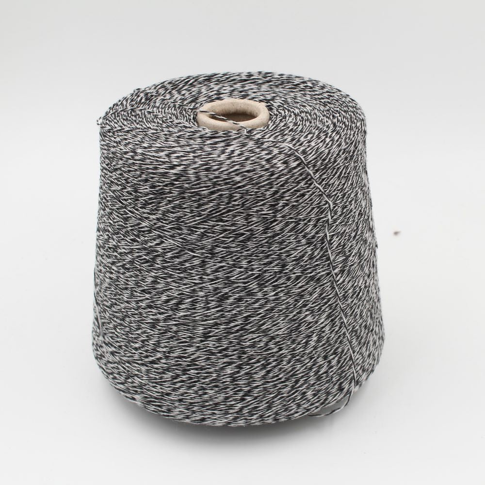 Filato 2/28 100% Cashmere colore nero muliné rocche 490 gr