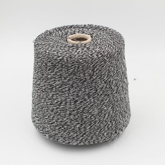 Filato 2/28 100% Cashmere colore nero muliné rocche 490 gr