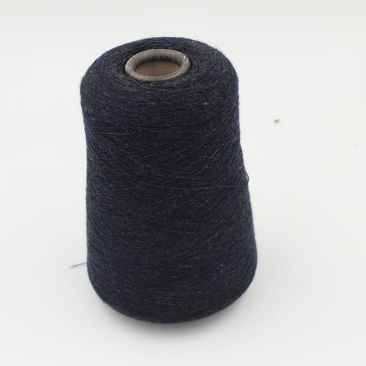 Filato 100% Cashmere nm 1/15 colore blu notte rocche 400gr