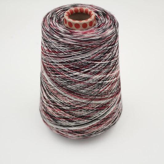 CLUB Filato Merino Extrafine 100% nm 2/60 colore rosso stampato rocche 430gr