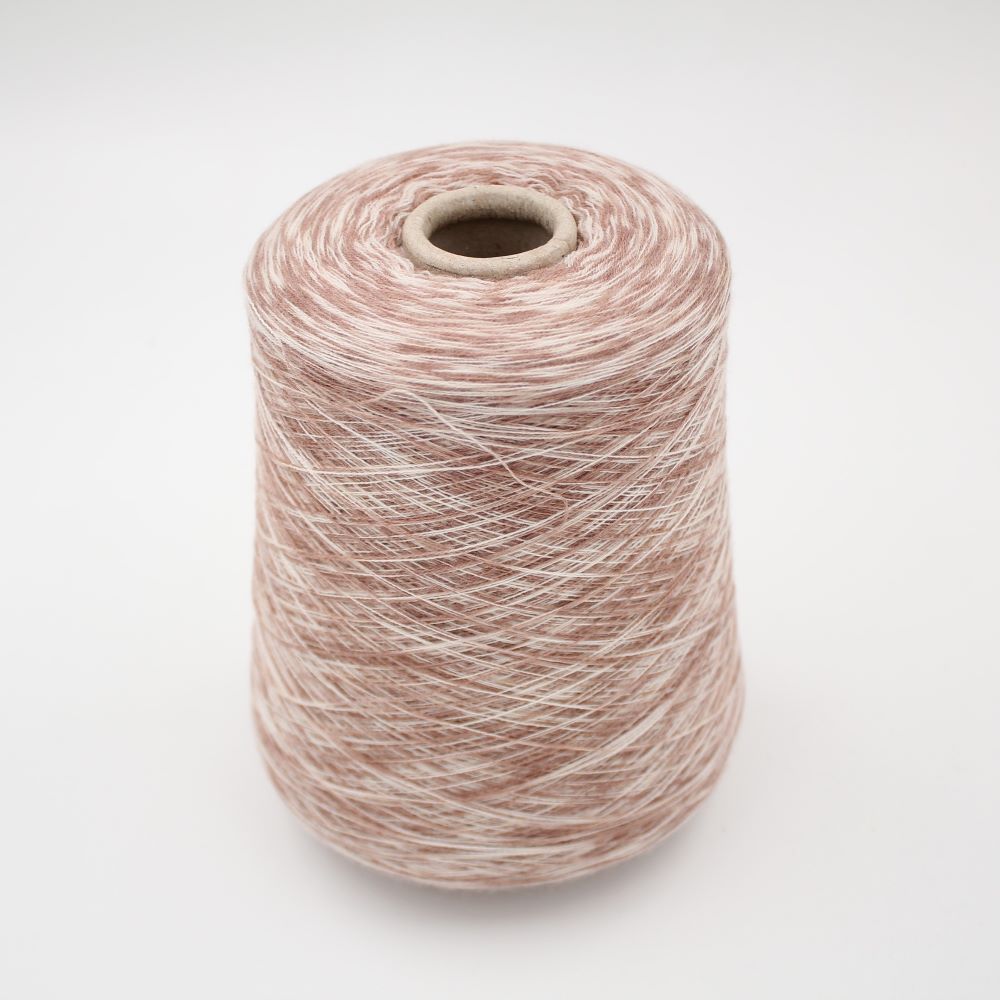CLUB Filato Merino Extrafine 100% nm 2/60 colore beige stampato rocche 500gr