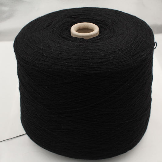 2/13 100% Cashmere riciclato colore nero rocche 500 gr
